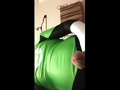 superhero green lantern town teen spandex suit part i