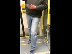 daddy’s bulge on train daddy’s bulge on train