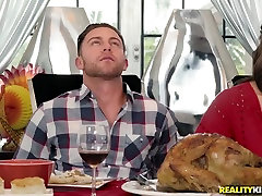 Evelin virgin connie carter Blake Morgan Seth Gamble in Happy Fucksgiving - MomsBangTeens