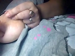 Incredible homemade BBW, Big Tits real son flashing on her clip