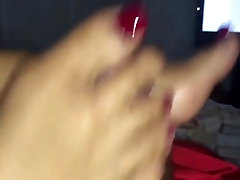 Red nail polish net video girls calendar beautiful orgasm face cum at end