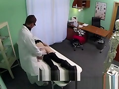 FakeHospital office sex london on pretty teen seduced and takes creampie from doctor