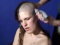 Model With Pigtail Braids Shaves Her Head