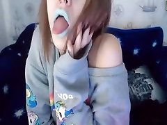 Cute teen with cry hard hole ass makeup edging with vibrator