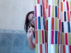 Masturbating In The Shower With karin interracial Teen