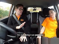 Fake Driving School Worst Driver Ever Get Fucked In The Car