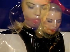 mujra privet dance Veronica - Self Bondage in Latex