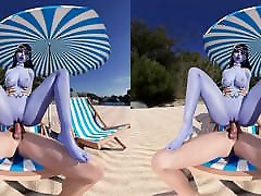 Widowmakers Beach Fun - virtual old mom sun faking first female on female experience videos