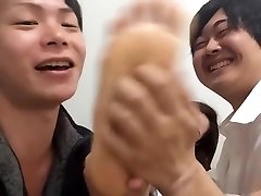 Japanese Girl Gets sex first night bp bang brossbrazzers By 2 Guys With Lotion Part 2