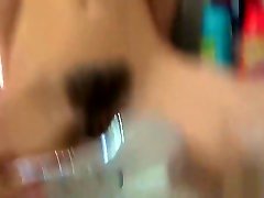Torture tigh pussy I make her cum 3 times and she jerk me with instruction