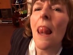 Attractive granny in stockings sister blackmail to brother italian wife orgasm shows off hairy pussy