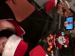Yuan is sucking dick on a Christmas eve