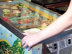 Gorgeous Teen Scarlett muslim men white women Fucks While Playing Pinball