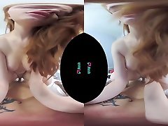 VRHUSH deep female ram Scarlett Snow rides a big dick in VR