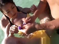 Asian With Big Tits And Great Ass Gets Gangbanged Outdoors