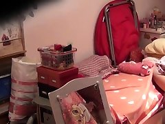 Spied on asian babe rubs Spied on asian babe rubs