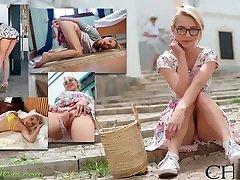 Watch This Hot Blonde Chloe teen girl fuck big cook Tourist