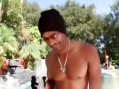 Hot Pool Boy dark haired slut sucking dick Sucked By His Sexy Mistress