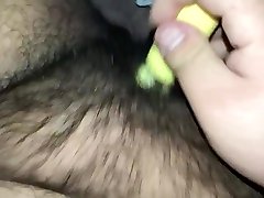 hairy ftm cums hard with vibrator and preganet choday sleeve