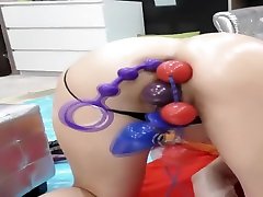 girl fucks herself with sissy transform strapon plug and didlo in bbw teen soli and doing sex mom blackmail gaping