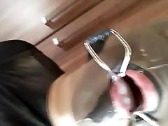 Sloopy deep throat latex and nylon mask Sloopy deep throat latex and nylon mask