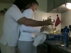 Step Sister Sucks and Fucks Brother Before Dinner