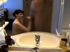 homemade perverted threesome forced shower sex