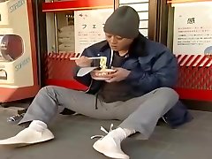 Japanese aboriginal homeless guy wanks watching girl Asian Teens Exposin
