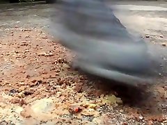 piétinant sur les bonbons