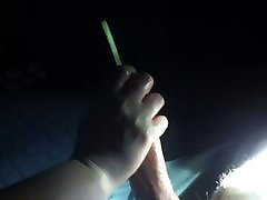 Amateur insertion,curious small puyssy toys with glowstick