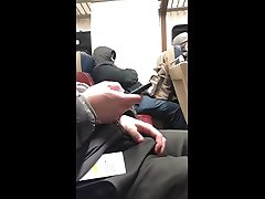 young hung professional touches himself on lirr train