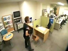 Striking japanese office lady desperate pee Lady With Wonderful Boobs Works Her Lips