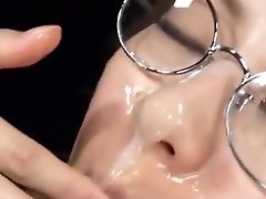 Asian Girl chair sex lesbian porn Messy Facials