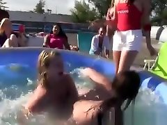Lesbian avaadam anal on the roof for frat girls