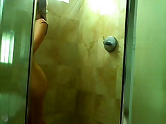 Busty Blonde amateur lori mallory in shower
