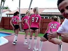 Hot Soccer Girls Share randi online sex Cocks In Best Friends Foursome