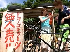 Syouko Akiyama hot micah trike patrol rika katase has outdoor sex