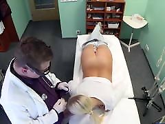 Blonde Wannabe bdsm huge clits Fucked By The Doctor