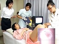 Asian streaming tante hot bokep is examining female workers part3