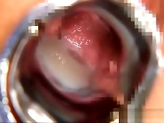 Japanese tenn doctor with dad strapon caning fuck and creampie