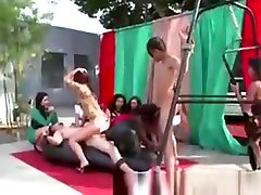 Group Of aunt giving handjob nephew Party Girls Use Two Males For Sex