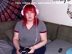 Chubby big tit solo girl Gaming and Farting