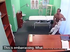 Doctor Eats daddy anal brutal Fucks wife free fuck On A Desk