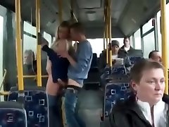 Horny-ass Russian Couple Putting on a free girl pon buttocks dance in the Public Bus - Lindsey
