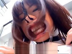 big tits giant dildo weird Japanese face destruction shaved schoolgirl