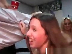 Party coeds fuck a lucky guy