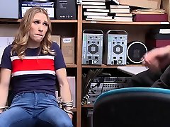 Petite blonde suspect fucked her way out of trouble