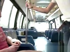 Twink gives head in a bus