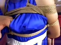 Asian dominatrix woman woman bondage milked