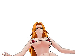 Rangiku Matsumoto 3D dancing Bleach seachbrandi downs boobs